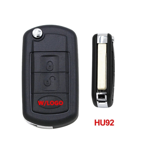 2BTN Flip Key Shell For Landrover HU92 Blade (WITH LOGO)