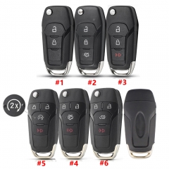 New 2B/ 2+1B/ 3B/ 3+1B Flip Key shell For Ford