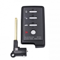3+1/4 Button New Remote Smart Car Key Shell Case Housing FCC ID: HYQ14AGX for Subaru Outback 2013 2014 with Uncut DAT17 Blade
