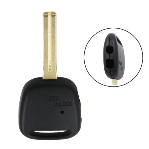 2 Buttons Replacement Fob Remote Key Shell Case Cover Blade For Toyota Carina Estima Harrier Previa Corolla Celica #3