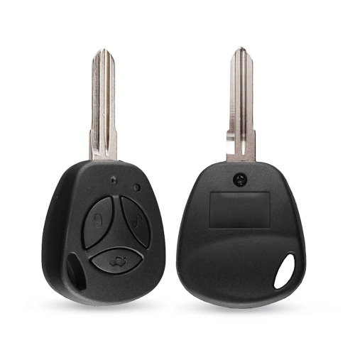 3 Buttons Replacement Car Key Shell For Lada Vesta Granta Priora Kalina Uncut Auto Blank Remote Key Case Cover Fob