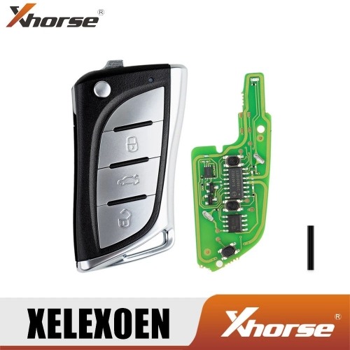 Xhorse XELEX0EN Super Remote Flip 3 Buttons for Toyota/Lexus Type