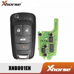Xhorse XNBU01EN Wireless Remote Key for Buick Flip 4 Buttons English Version