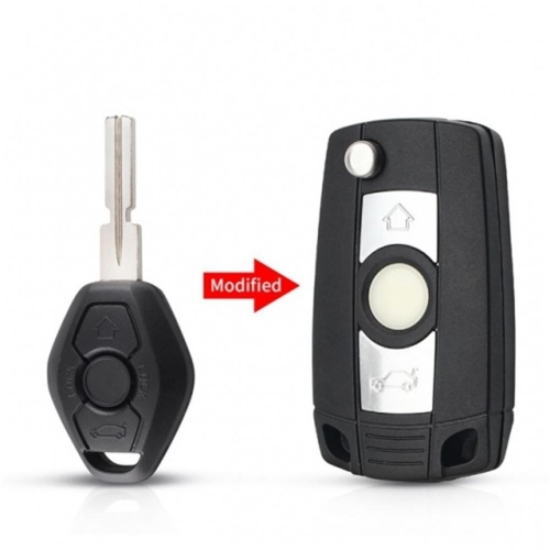 Flip Remote Key Shell For Bw HU58 3 Button Remote Key