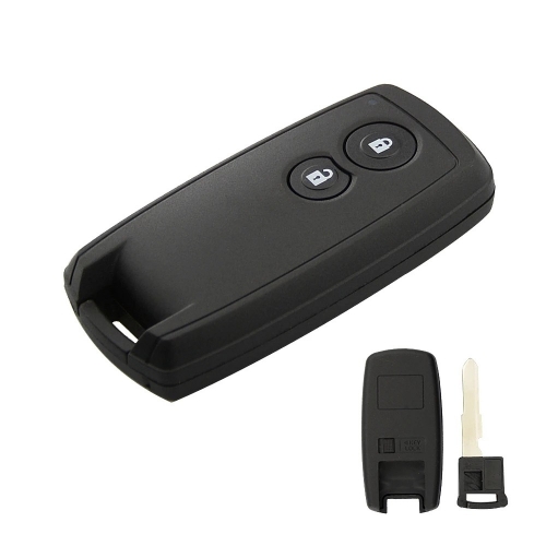 2Btn Smart Card Shell For Suzuki Black Button