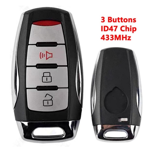 3B Car Keyless Smart Remote Key ID47 Chip 433Mhz for GWM Great Wall Pao Poer Haval UTE Cannon-X Car Intelligent Key