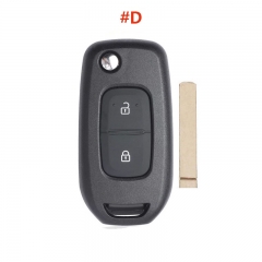 2 Button Flip Key Blank for Ren with #D Blade