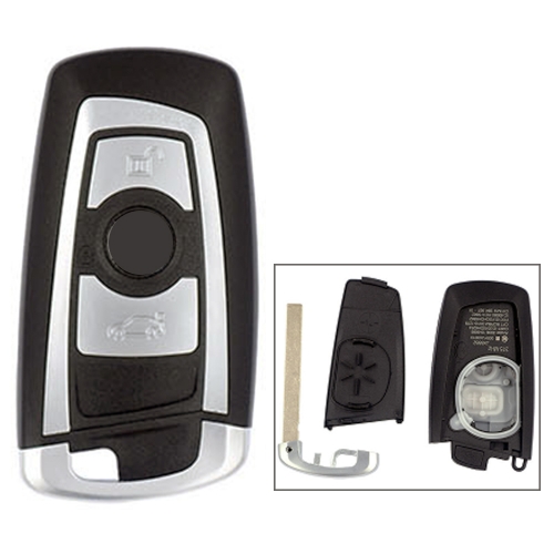 New 5 Series 3 Button Smart Card Shell white colour For BW