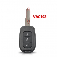 3 Buttons Remote Key Blank VAC102 Blade
