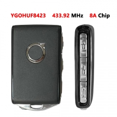 Original Smart Remote Key Car Keyless 433Mhz with 8A Chip for VOLVO (SIVER BUTTON)