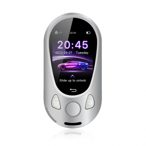 For Maybach Style Universal TK988 Smart Remote Car Key LCD Screen for BMW Benz Buick Audi Cadillac Lexus Land Rover SILVER