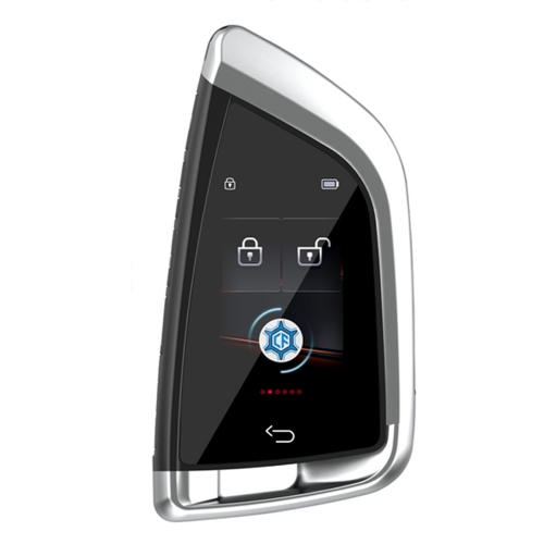 Universal Modified CF568 Smart LCD Key for BMW For Kia Benz Ford Keyless Entry Automati Door Lock SILVER