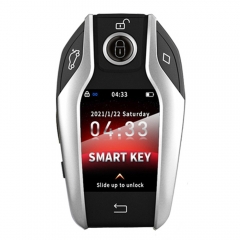 TK800 Modified Smart Remote Key LCD Screen Display OBD for BMW/Audi/Benz/Porsche/Peugeot/Ford/Toyota Car Key Universal SILVER