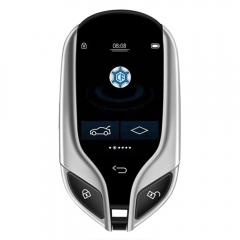 K911 Key Smart LCD Car Remote Car Key for Maserati for All Keyless Entry Cars Upgrade PKE System for BMW Lexus Audi SILVER