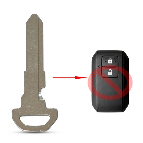 Remote Smart Card Car Key Blade for Suzuki Swift 2017 Emergency Insert with Uncut Blank Small Blade HU133R Key Blade