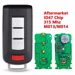 (315Mhz)3+1 Buttons ID47 Chip Smart Car Key for Mitsubishi M013/M014