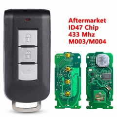 (433Mhz)3 Buttons ID47 Chip Smart Car Key for Mitsubishi M003/M004