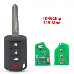 (315Mhz)3+1 Buttons ID46 Chip Remote Key for Mitsubishi