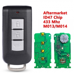 (433Mhz)3 Buttons ID47 Chip Smart Car Key for Mitsubishi M013/M014