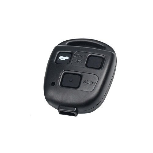 3 Buttons Remote Key Shell for Toyota With Rubber Pad W/O Blade
