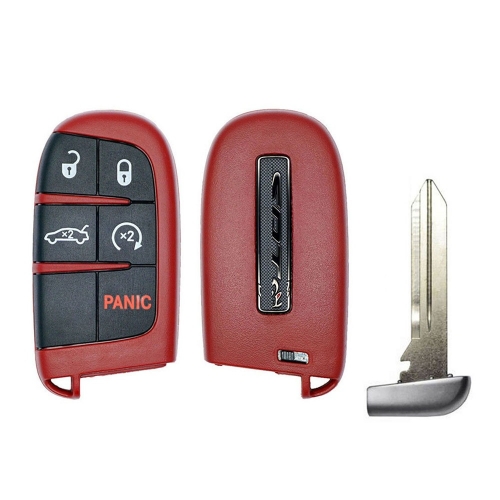 4 Buttons Remote Key Shell for C-hrysler SRT