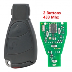 (433Mhz)2 Buttons NEC Chip Remote Key for Merceds Benz