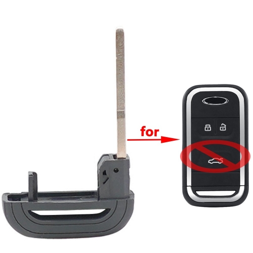 Smart Uncut Blade Emergency Insert Blank Key for Chery Tiggo 8 Plus Tiggo 7 Tiggo 8 Plus 6Pro Arrizo 5 6 7#Type2