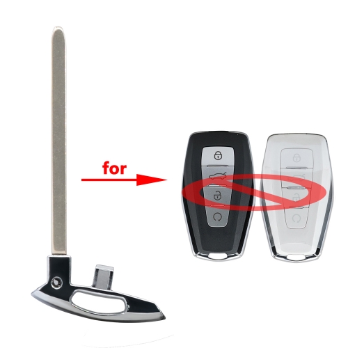 Smart Uncut Blade Emergency Insert Blank Key for Geely