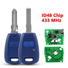 (433Mhz)1 Button ID48 Chip Remote Key for Fiat ZedFull