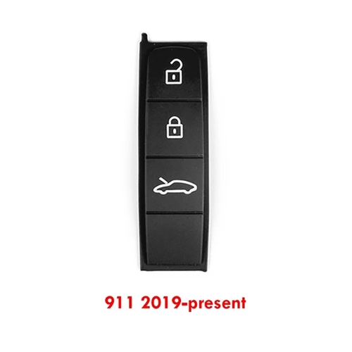 3 Buttons Rubber Pad For Porsche 911 2019-present
