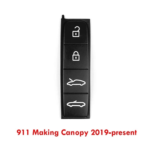 4 Buttons Rubber Pad For Porsche 911 Convertible 2019-present