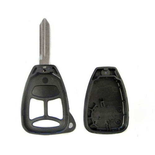 2+1 Button Remote Key Case With Big Panic For C-hrysler Jeep Dodge