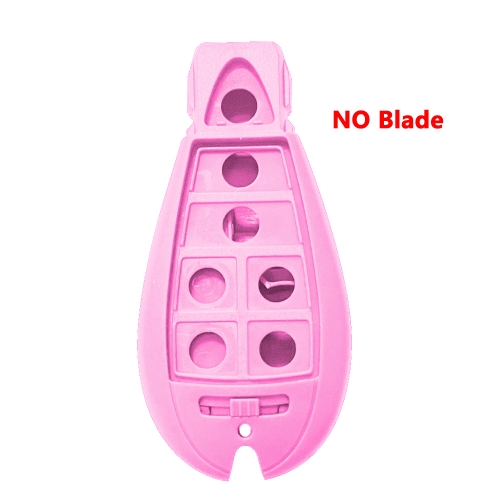 7 Button Remote key Case For C-hrysler Jeep Dodge Pink NO Blade