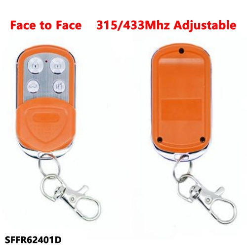 (315/433Mhz Adjustable)4 Buttons remote key for Face to Face R62401D