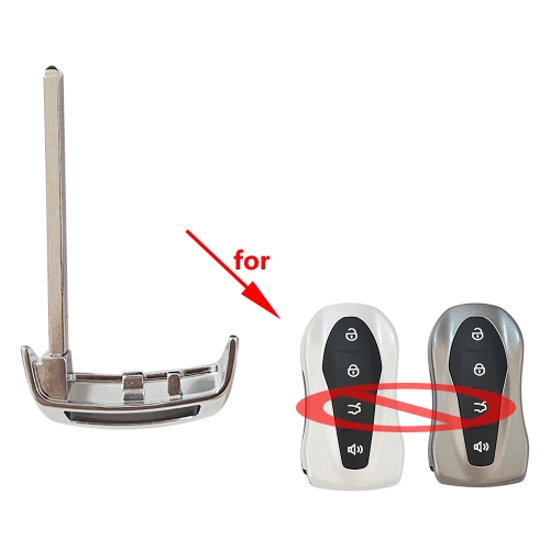 Smart Uncut Blade Emergency Insert Blank Key for Geely