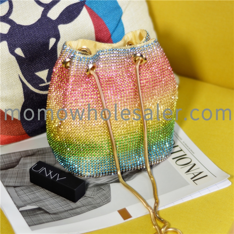diamond bucket bag