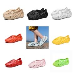 Wear non-slip beach shoes outside yeezy sandals and slippers