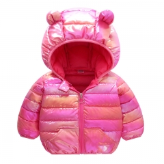 201470 Children's down padded jacket winter thickening baby jacket girls foreign style padded jacket infants and toddlers padded jacket boys colorful outfits