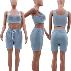 TK6172 Solid Color Leisure Sports Suit (with Pockets)