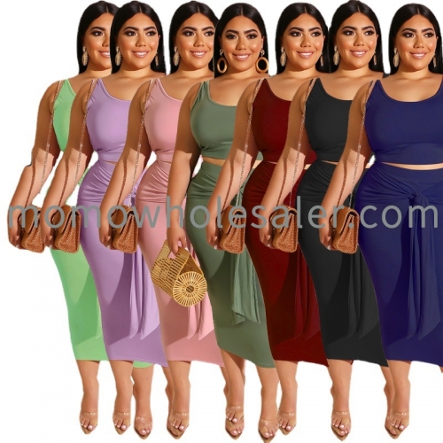 19316 tight bag hip sexy straps casual suit women's two-piece suit