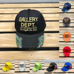 YMZ02 GALLERY DEPT. Hat GP hand-painted graffiti mesh truck driver hat casual letter baseball cap