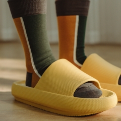 2023 thick soles summer home bathroom bath household sandals slippers male couple EVA shit slippers cross the border