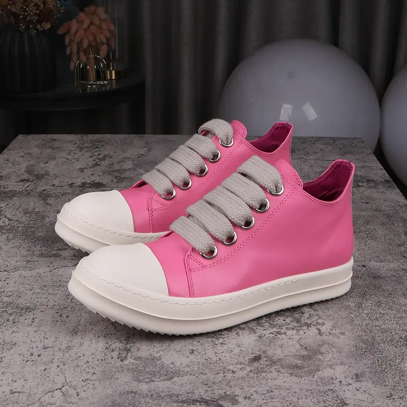 2023 Fashion Sneakers Low Top Thick Lace Walking Shoes for Ladies