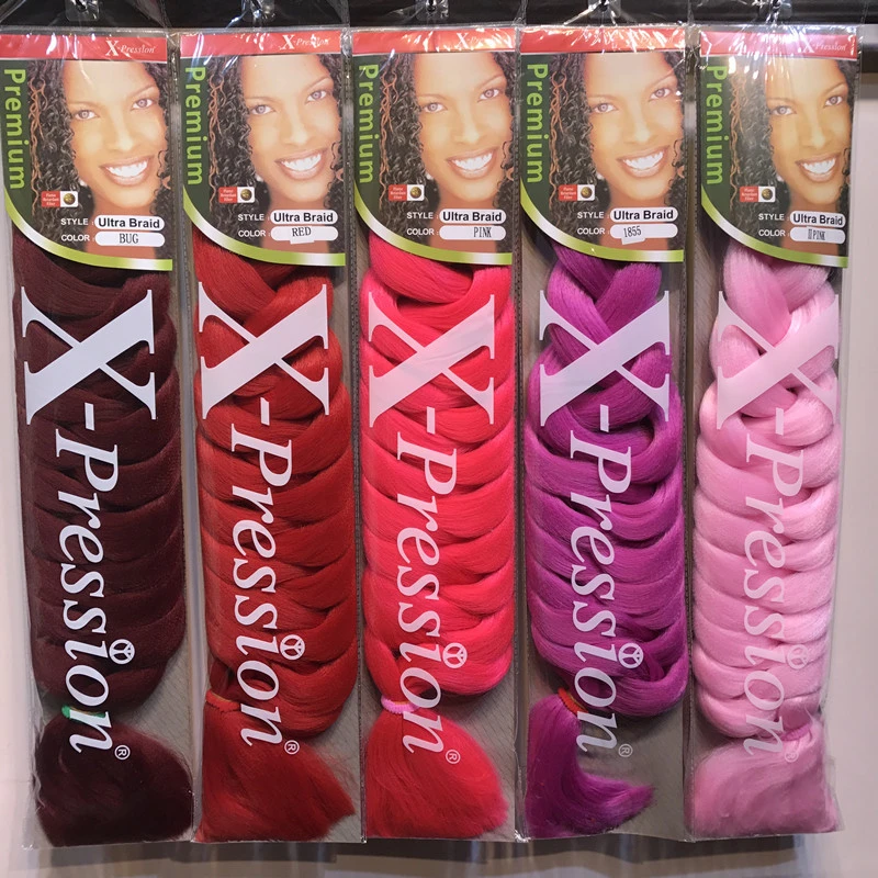 fashion African hair braiding extensions synthetic hair braid wig