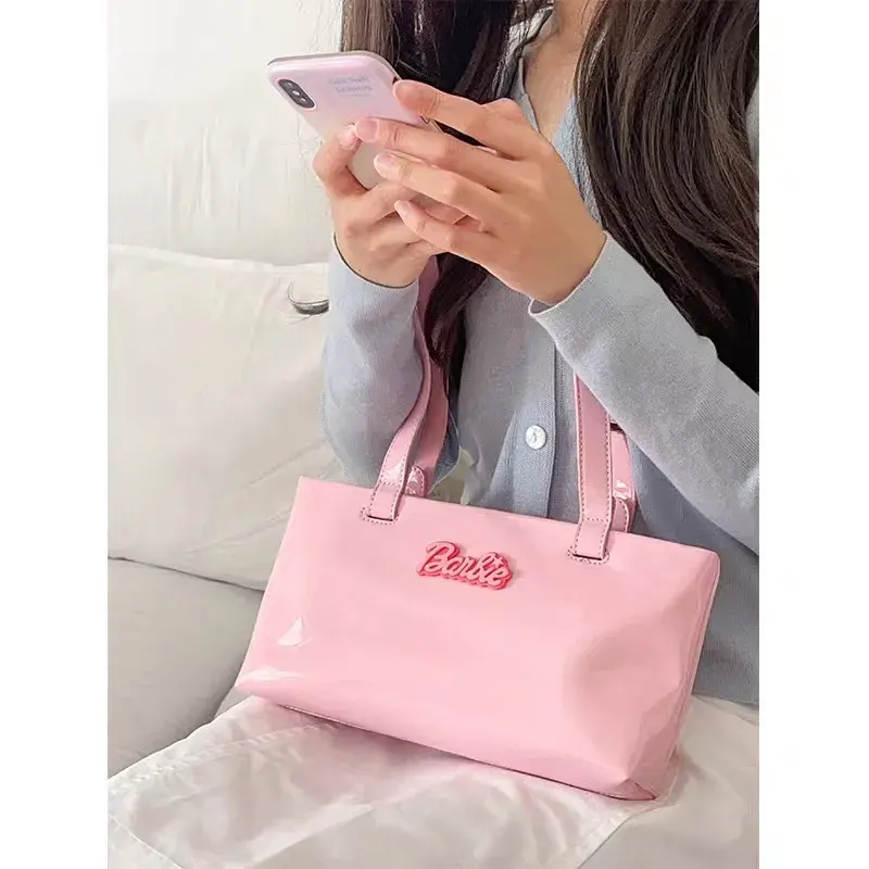 Glossy Shoulder Bag Women's Niche Design Bag Handbag Tote Cross Armpit Baguette Bags