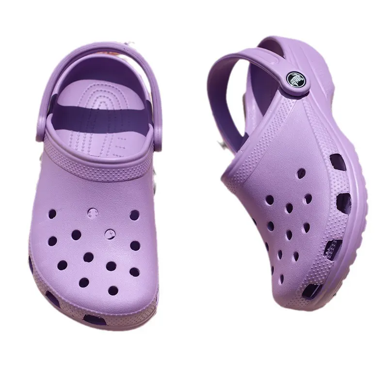 New Summer Classic Men and Women Sandals Thick Sole Anti Slip Hole Shoes Beach Shoes EVA Casual Clogs