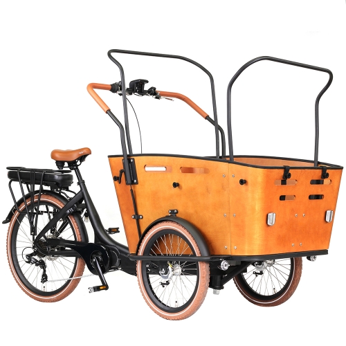 Padel assist Electric cargo bike three wheel