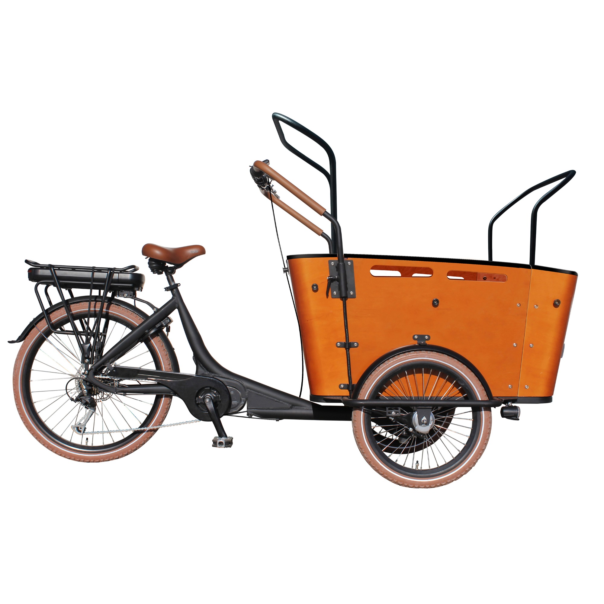 Pedal assist cargo bike sale