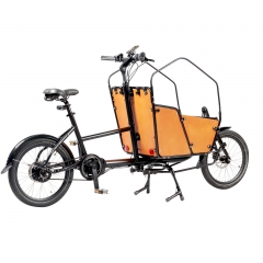 Throttle electric cargo bike two wheel