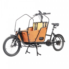 Throttle electric cargo bike two wheel